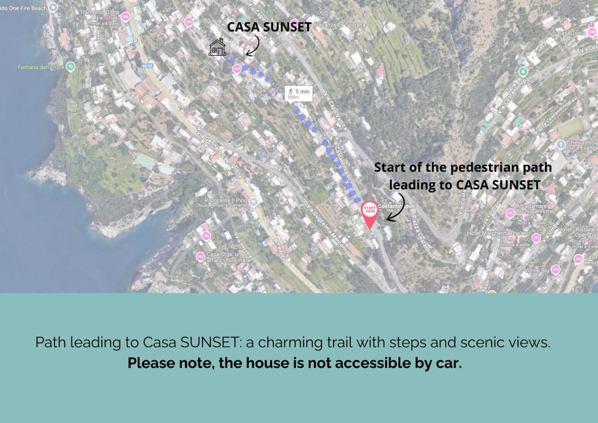 Casa Sunset, Among The Stairs Of ปรายาโน ภายนอก รูปภาพ